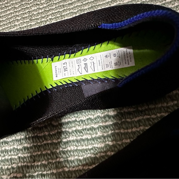 Rothy's Black and Blue Bow Flats - Picture 6 of 8